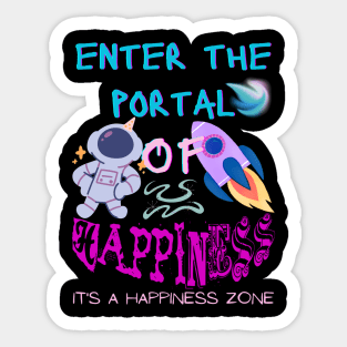 THE PORT OF HAPPINESS Sticker